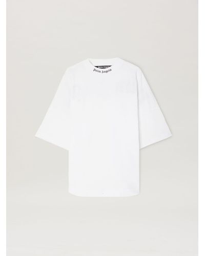 Palm Angels Oversized Logo T-shirt White