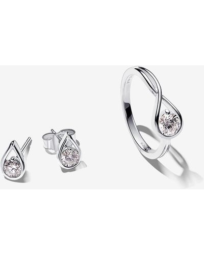 Pandora Infinite Lab-grown Diamond Ring 0.15 carat tw Sterling Silver