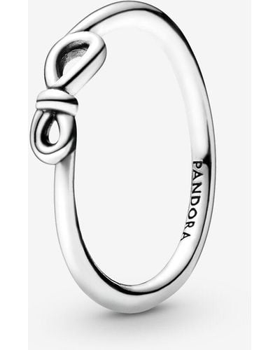 PANDORA Infinity Knot Ring - Metallic