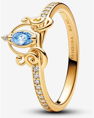 PANDORA Disney Cinderella's Carriage Ring - Metallic