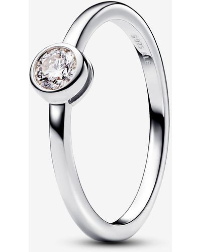 Pandora Era Bezel Lab-grown Diamond Chain Bracelet 0.15 carat tw Sterling  Silver, Sterling silver