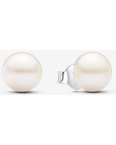 PANDORA Treated Freshwater Cultured Pearl 7mm Stud Earrings - White