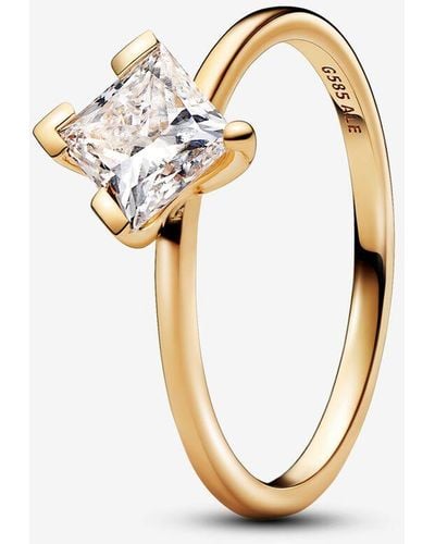 PANDORA Nova Lab-grown Diamond Ring 1.00 Carat Tw 14k Gold - Metallic