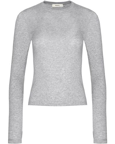PANGAIA 365 Cotton-stretch Long-sleeved Top - White