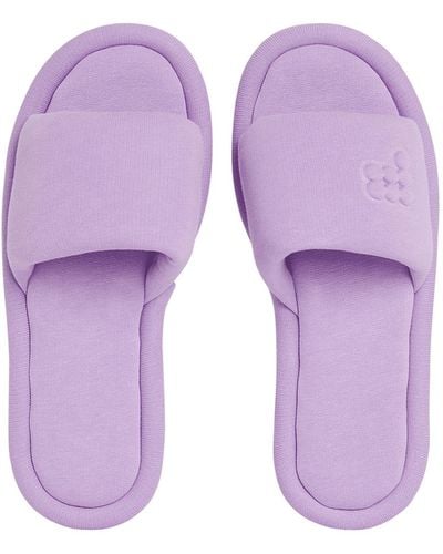 PANGAIA Jersey Sliders - Purple