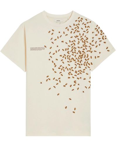 PANGAIA Bee The Change Cotton T-shirt - White