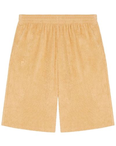 PANGAIA Towelling Long Shorts - Natural