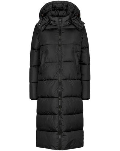 Save The Duck Colette Long Puffer Colette Long Puffer - Black