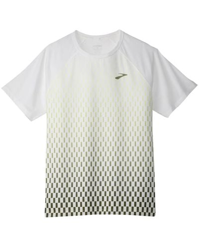 Brooks Atmosphere Short Sleeve T-shirt Atmosphere Short Sleeve T-shirt - White