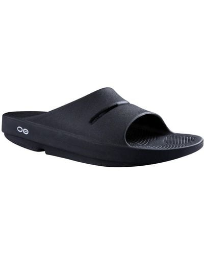 OOFOS Slide Sandals Slide Sandals - Blue