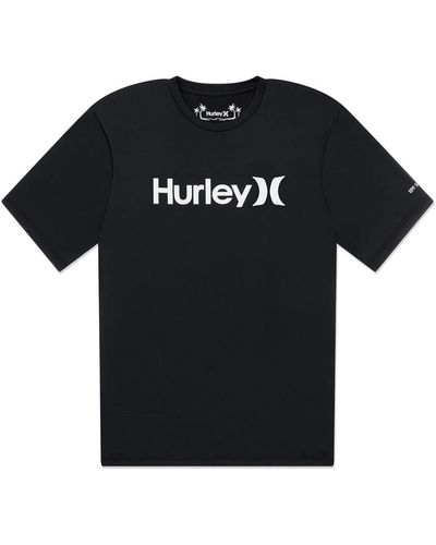 Hurley One And Only Quickdry Short Sleeve Rashguard One And Only Quickdry Short Sleeve Rashguard - Black