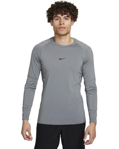 Nike Pro Dri-fit Long Sleeve Top Pro Dri-fit Long Sleeve Top - Gray
