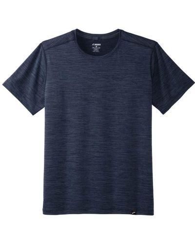 Brooks Luxe Short Sleeve T-shirt Luxe Short Sleeve T-shirt - Blue