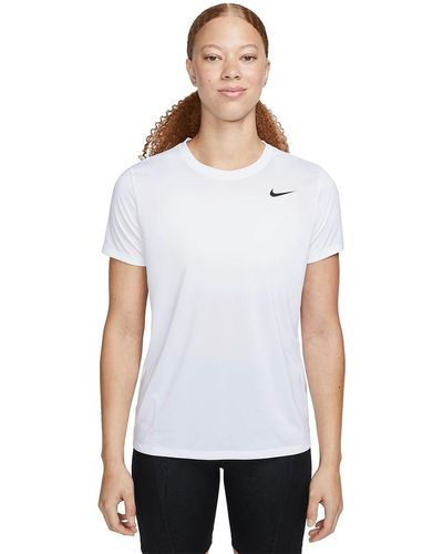 Nike Dri-fit Short Sleeve T-shirt Dri-fit Short Sleeve T-shirt - White