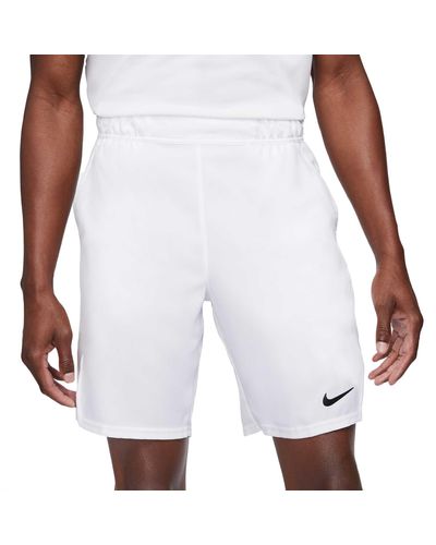 Nike Mens Court Dri-fit Victory Tennis Shorts Mens Court Dri-fit Victory Tennis Shorts - White