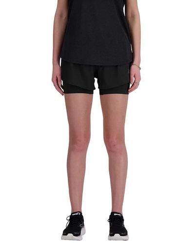 New Balance Rc Seamless 2 In 1 Shorts Rc Seamless 2 In 1 Shorts - Black