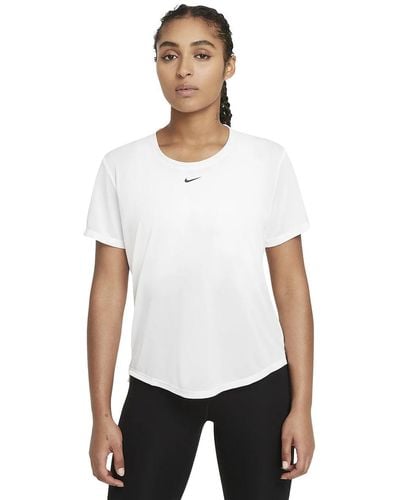 Nike Short Sleeve Dri Fit One Short Sleeve Dri Fit One - White