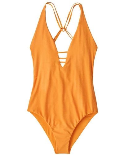 Patagonia Reversible Extended Break One-piece Swimsuit Reversible Extended Break One-piece Swimsuit - Orange
