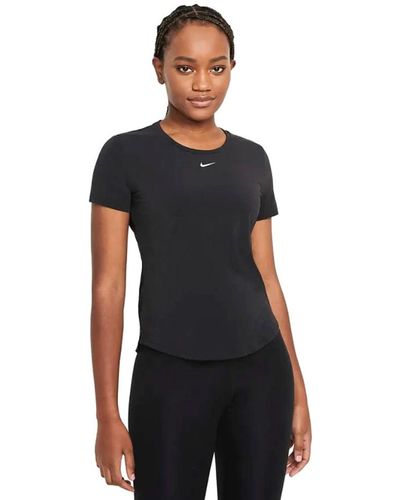 Nike Dri-fit Uv One Luxe Short Sleeve Dri-fit Uv One Luxe Short Sleeve - Black