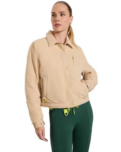 Mpg Captivate Cropped Insulated Shirt Jacket Captivate Cropped Insulated Shirt Jacket - Green