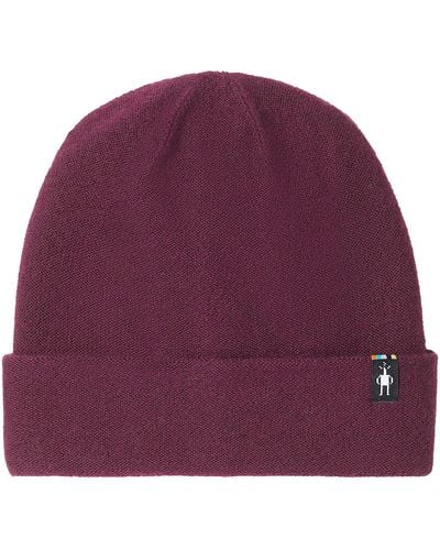 Smartwool Bolied Wool Beanie Hat Bolied Wool Beanie Hat - Purple
