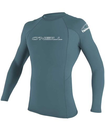 O'neill Sportswear Basic Skins 50+ Long Sleeve Rashguard Basic Skins 50+ Long Sleeve Rashguard - Blue