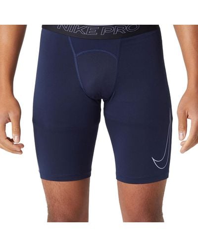 Nike Mens Pro Dri-fit Shorts Mens Pro Dri-fit Shorts - Blue