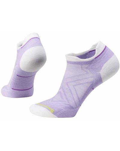 Smartwool Wm Run Zero Cushion Low Socks Wm Run Zero Cushion Low Socks - Purple