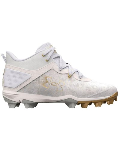 Under Armour Harper 8 Mid Rm Baseball Cleats Harper 8 Mid Rm Baseball Cleats - White
