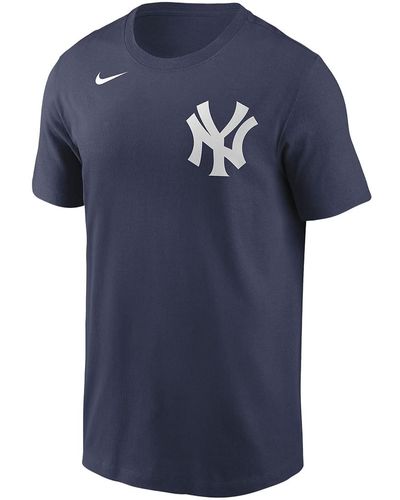 Nike Yankees Wordmark Short Sleeve Yankees Wordmark Short Sleeve - Blue