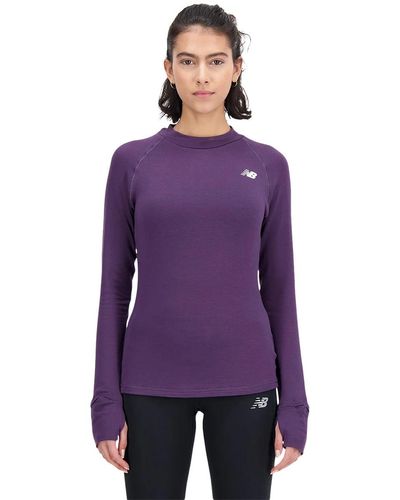 New Balance Q Speed 1ntro Long Sleeve Q Speed 1ntro Long Sleeve - Purple