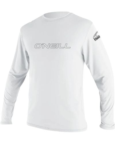 O'neill Sportswear Basic Skins 50+ Long Sleeve Sun Shirt Basic Skins 50+ Long Sleeve Sun Shirt - White