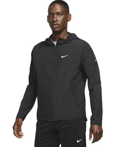 Nike Miler Repel Running Jacket - Black