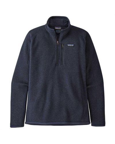 Patagonia 's Better Sweater 1/4 Zip Fleece - Blue