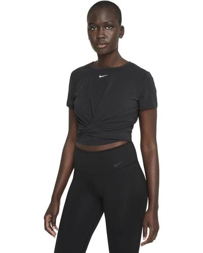 Nike Dri-fit One Luxe Crop T-shirt Dri-fit One Luxe Crop T-shirt - Black