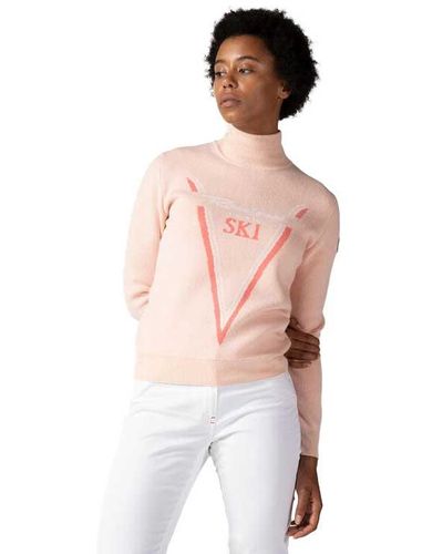 Rossignol Wo Victoire Turtleneck Knit Sweater Wo Victoire Turtleneck Knit Sweater - Pink