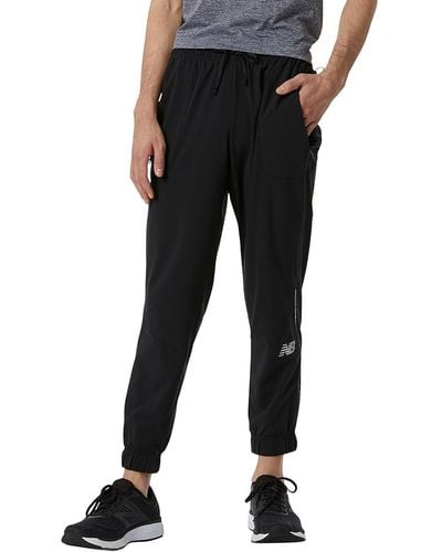 New Balance Football slim fit knitted track pants in navy | ASOS