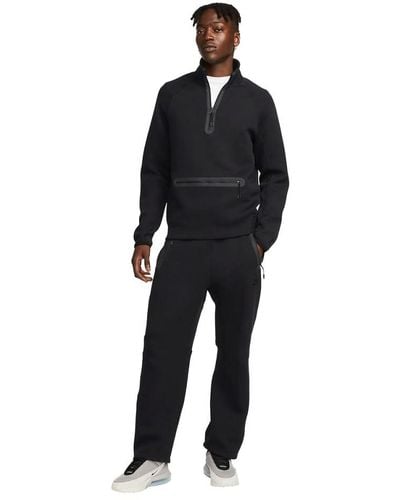 Nike Tech Fleece Open-hem Sweatpants Tech Fleece Open-hem Sweatpants - Black