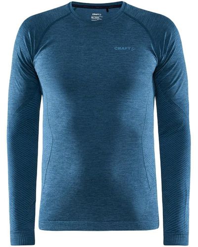C.r.a.f.t Core Dry Act Com Long Sleeve Core Dry Act Com Long Sleeve - Blue