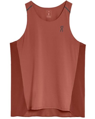 On Shoes Performance Tank Performance Tank - Red