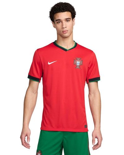 Nike Portugal 2024 Stadium Home Jersey Portugal 2024 Stadium Home Jersey - Red