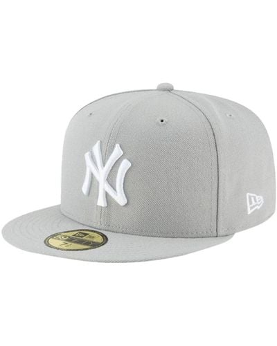 KTZ Yankees 59fifty Classic Hat Yankees 59fifty Classic Hat - Gray