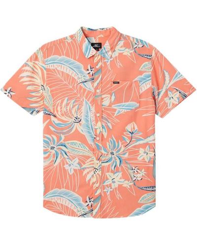O'neill Sportswear Oasis Eco Short Sleeve Modern Shirt Oasis Eco Short Sleeve Modern Shirt - Pink