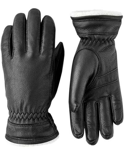 Hestra Wm Buvika Deerskin Glove Wm Buvika Deerskin Glove - Black