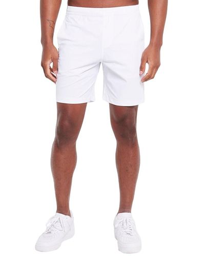 Redvanly Byron Tennis Shorts Byron Tennis Shorts - White