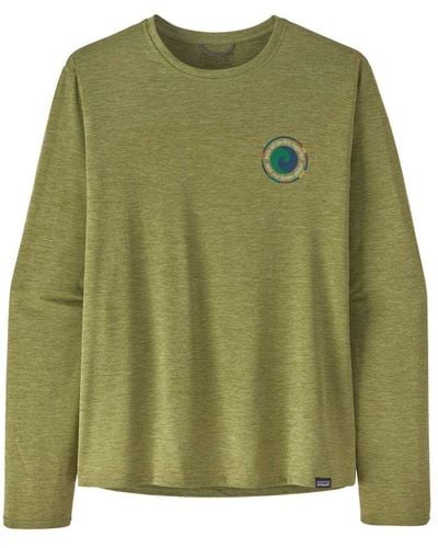 Patagonia Long Sleeve Cap Cool Daily Long Sleeve Cap Cool Daily - Green