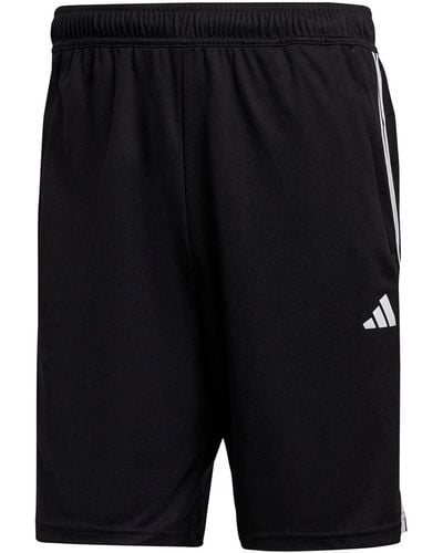 adidas Train Essentials Piqué 3-stripes Training Shorts - Black