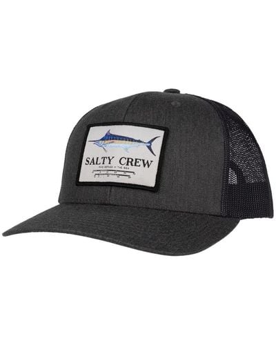 Salty Crew Marlin Mount Rtro Trucke Hat Marlin Mount Rtro Trucke Hat - Black