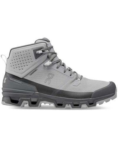 On Shoes Mens Cloudrock 2 Waterproof Hiking Boots Mens Cloudrock 2 Waterproof Hiking Boots - Gray