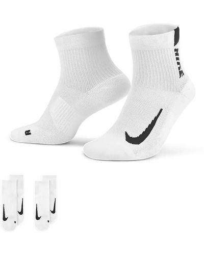 Nike 2pk Multiplier Sock 2pk Multiplier Sock - White